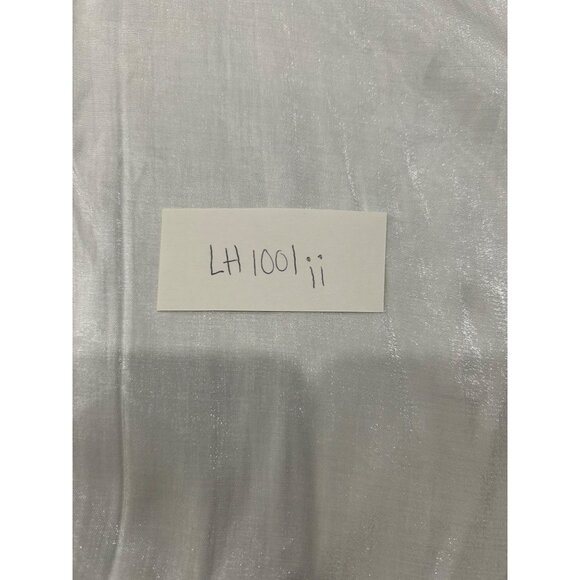 Prelude Sleeveless Button Down Blouse White Sz L - Picture 10 of 10